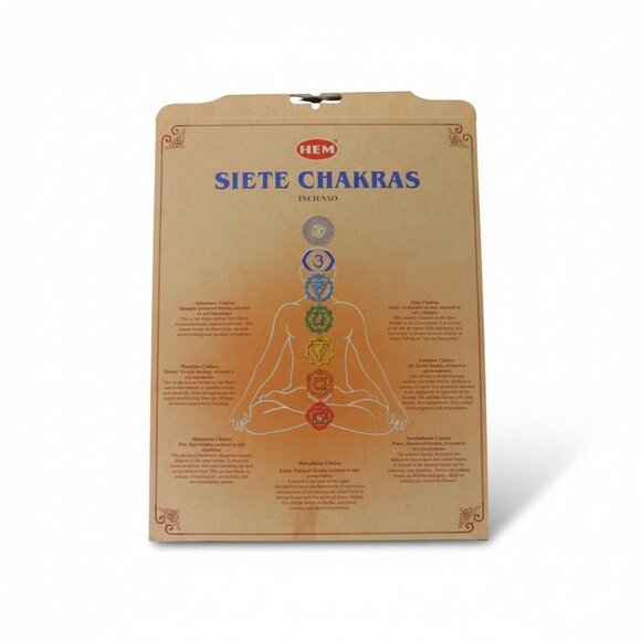 HEM Seven Chakras Incense Gift Set - 7 Scents 140 Sticks - New - Picture 6 of 6